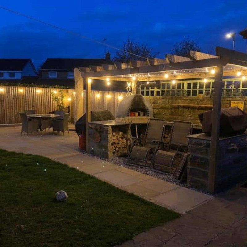 LED-tuinslingerverlichtingsset met weerbestendige lampen