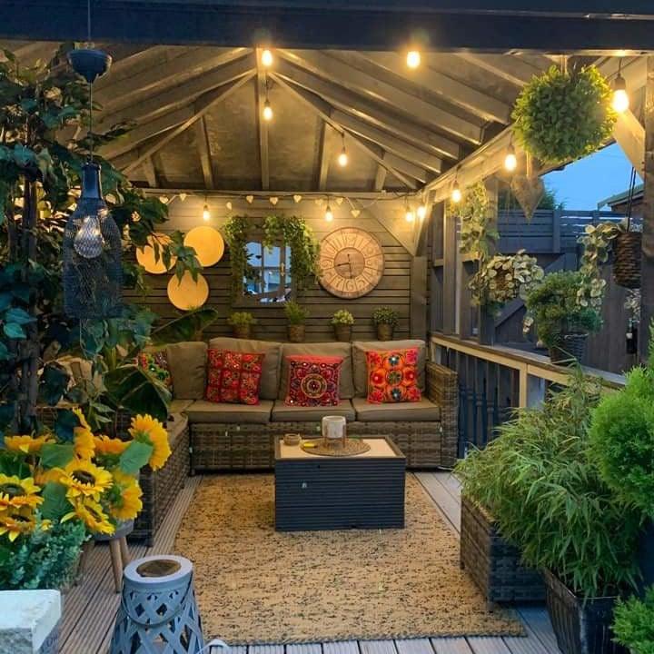 LED-tuinslingerverlichtingsset met weerbestendige lampen