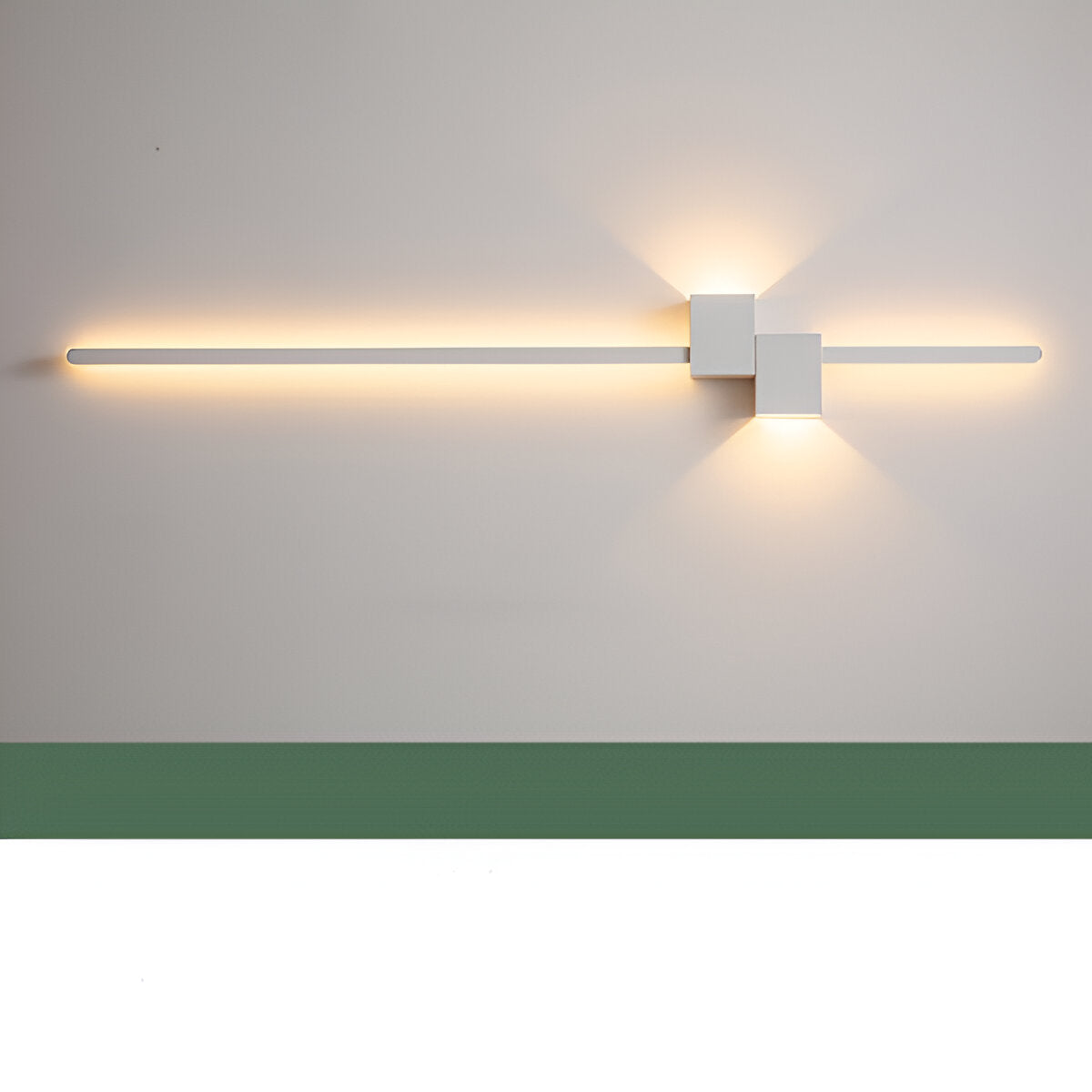 Lineaire LED-wandlamp met slank modern ontwerp
