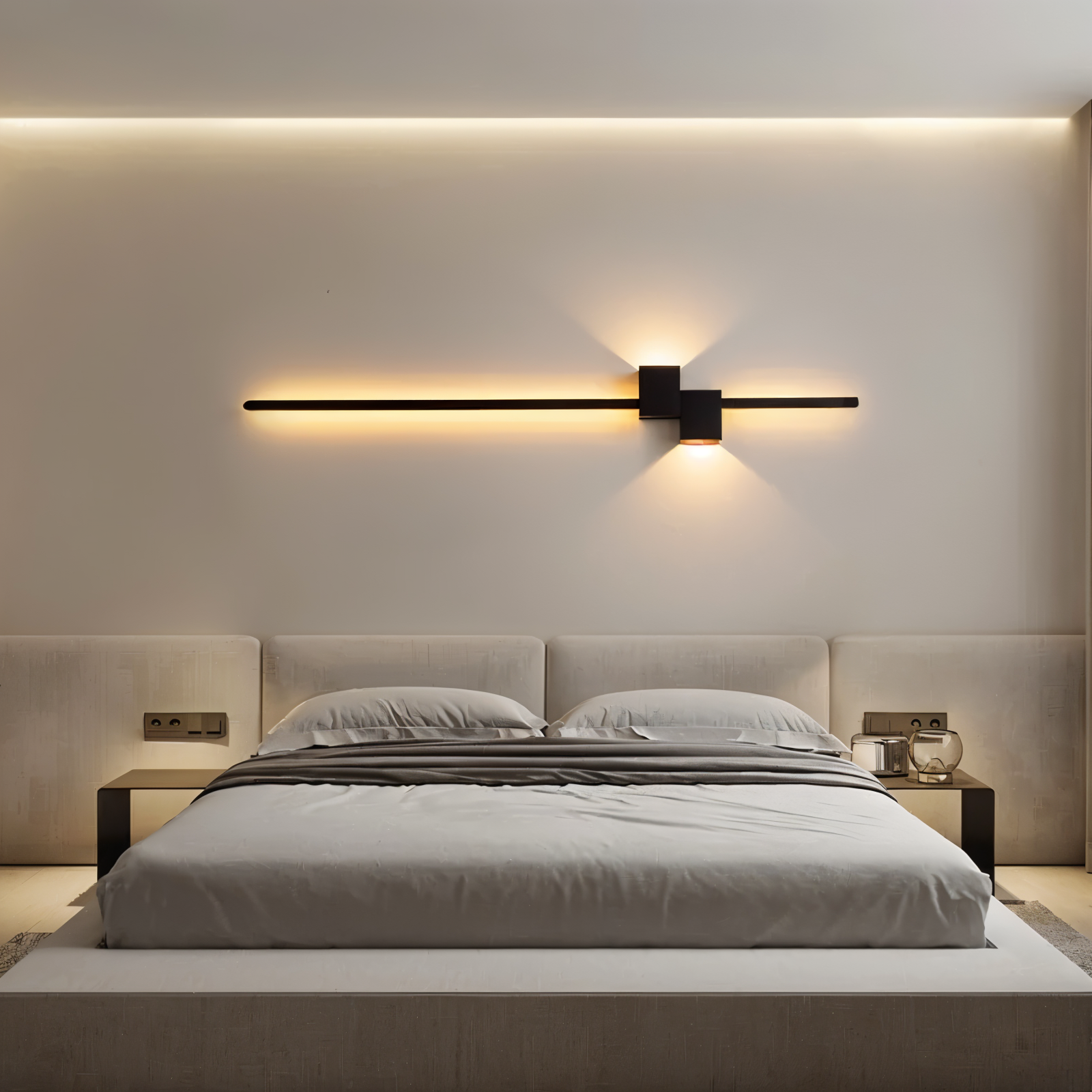 Lineaire LED-wandlamp met slank modern ontwerp