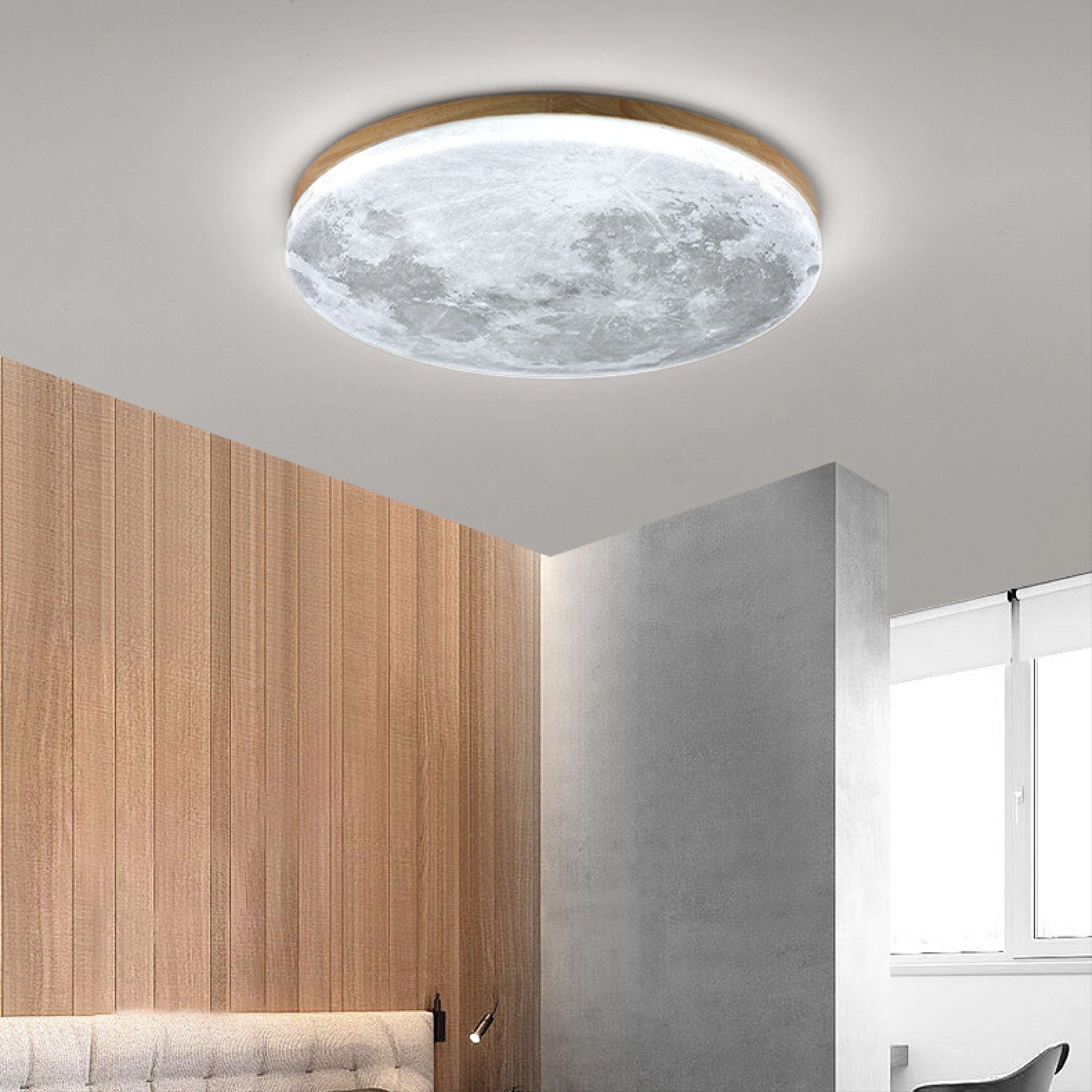 Modern Moon Ceiling Light
