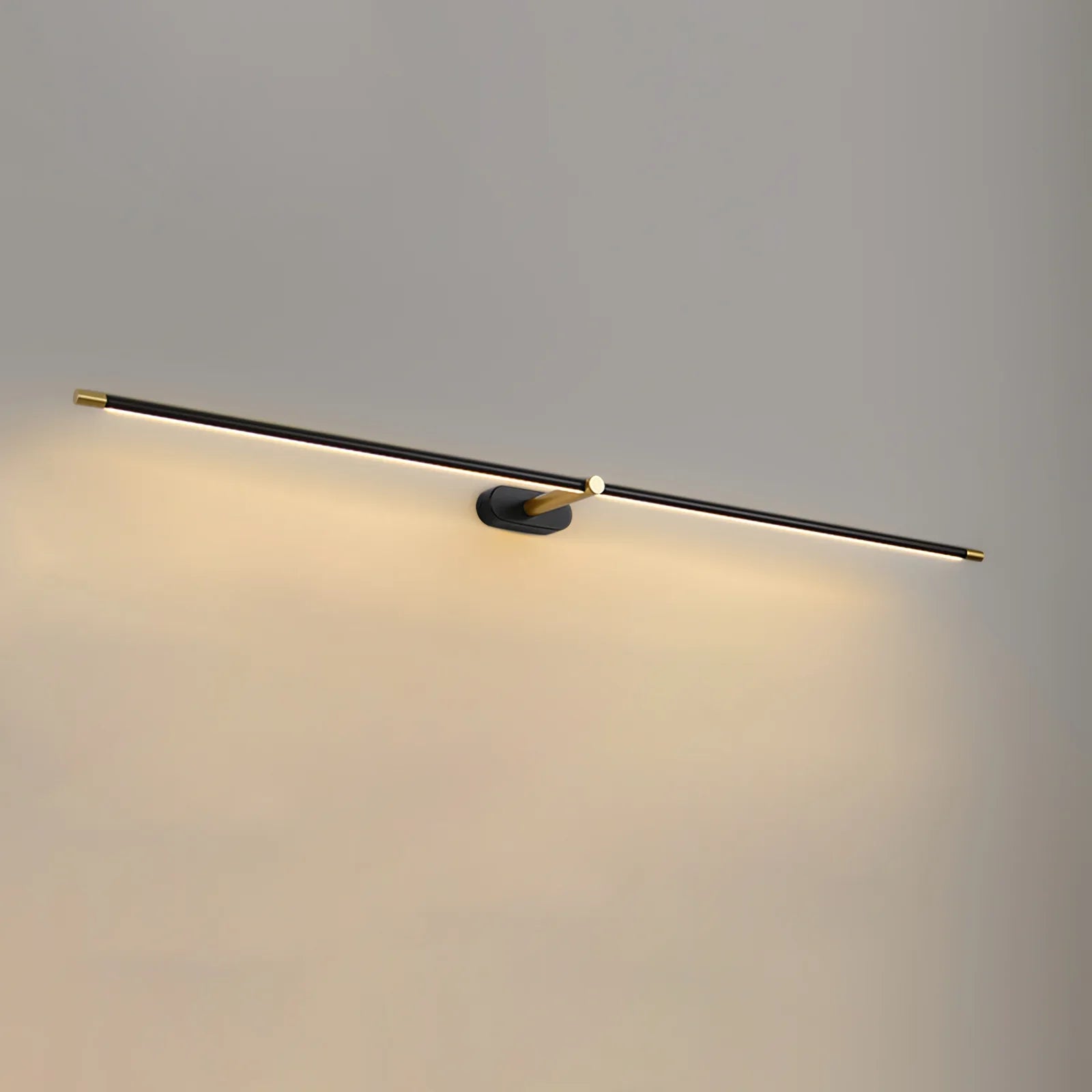 Sleek Metal Bathroom Bar Wall Light