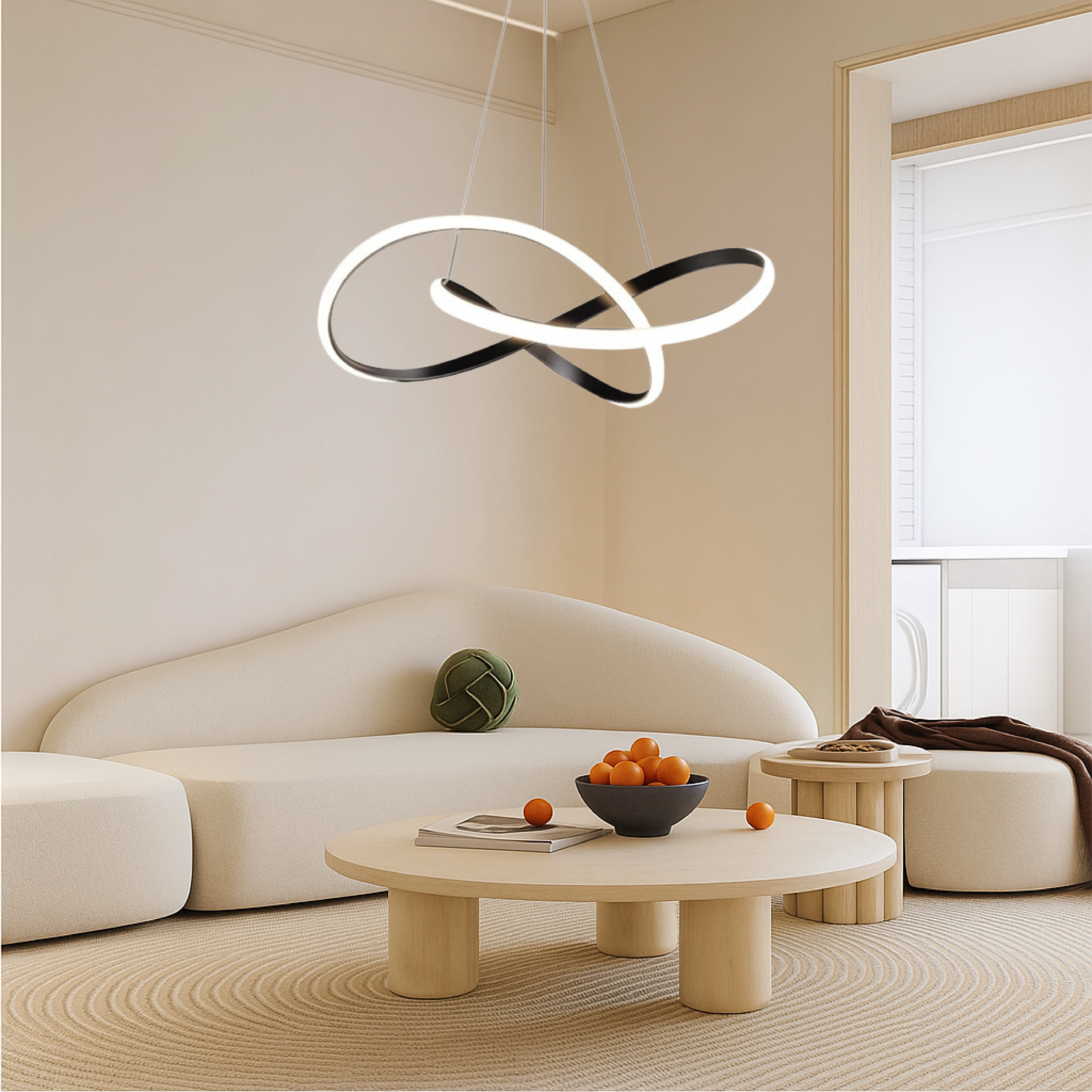 Modern LED Infinity Pendant Light