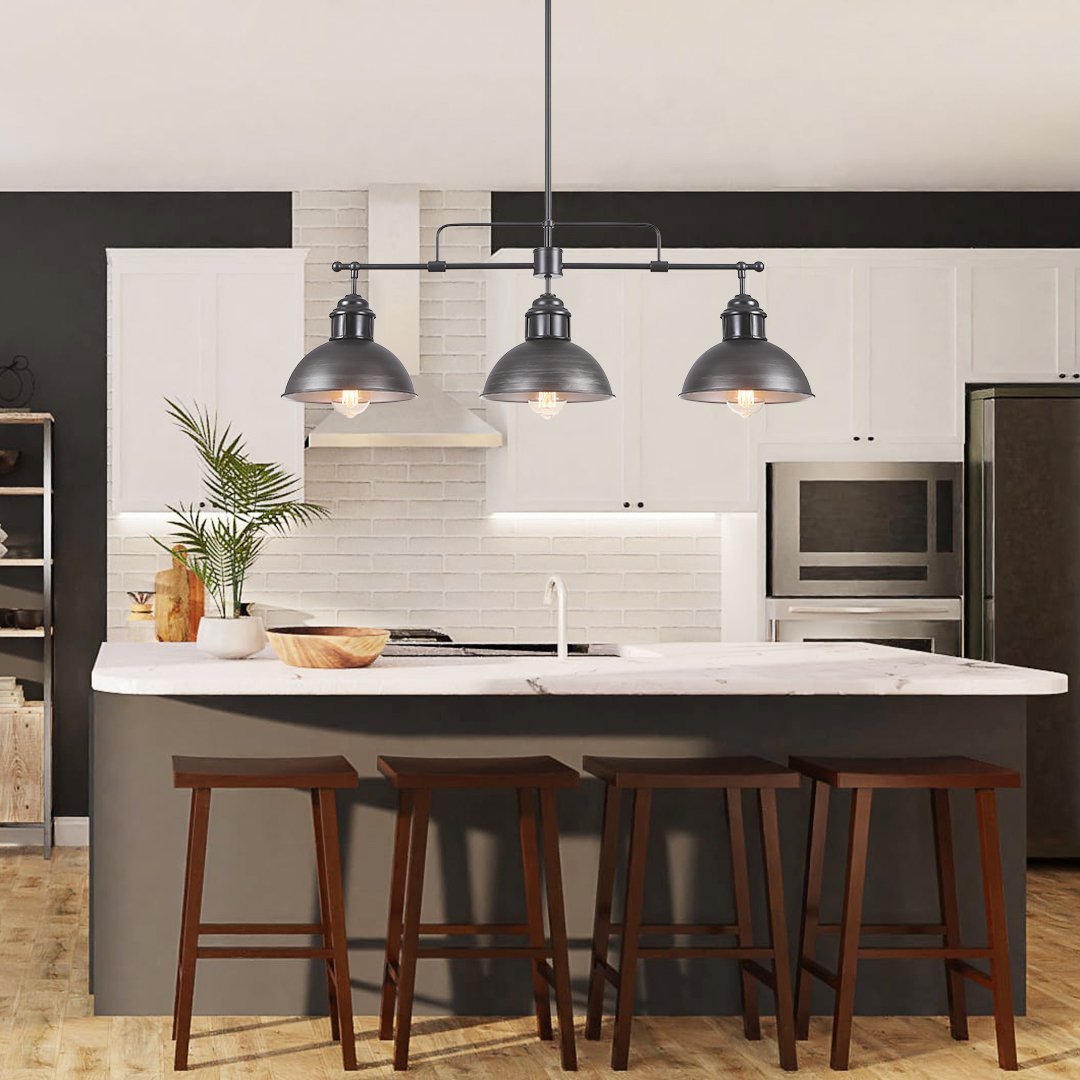 Modern Linear Pendant Lighting for Kitchen Island