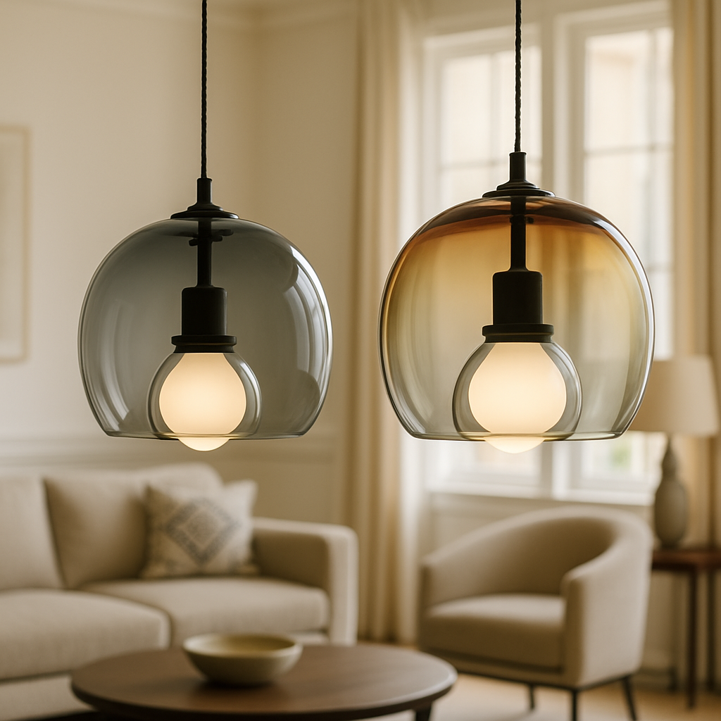 Modern Ombre Glass Pendant Lamp