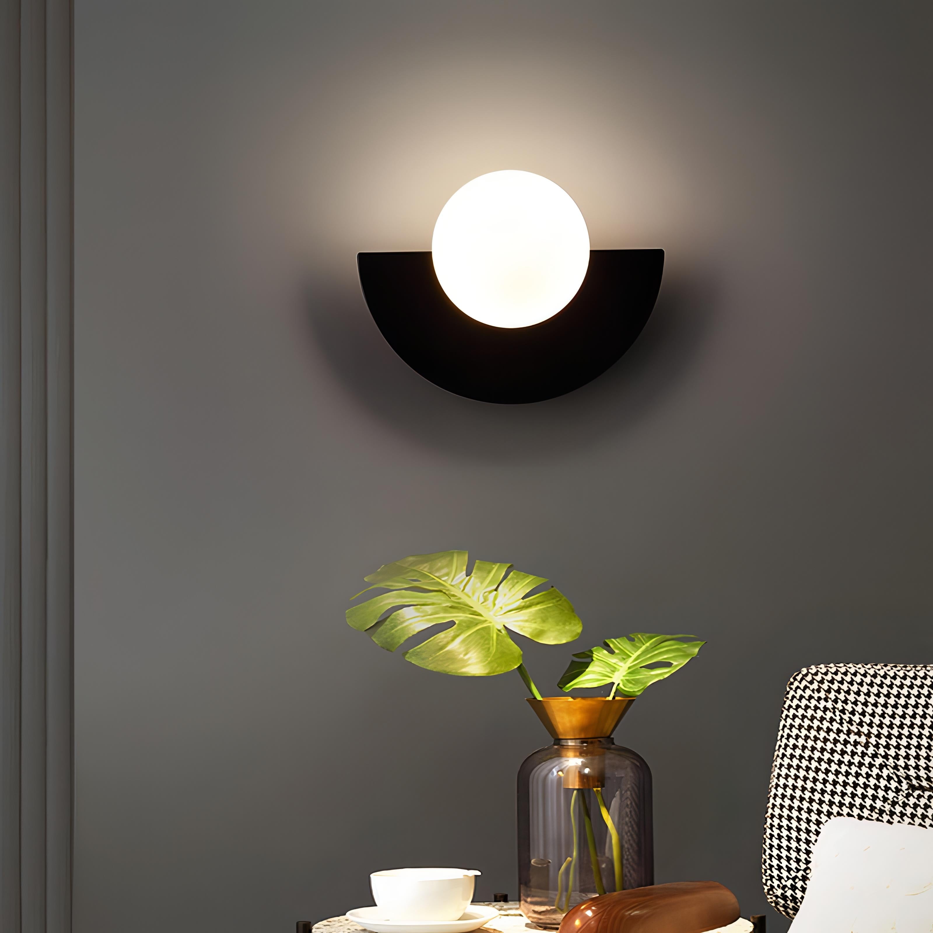 Applique murale LED nordique avec éclairage contemporain pour couloir