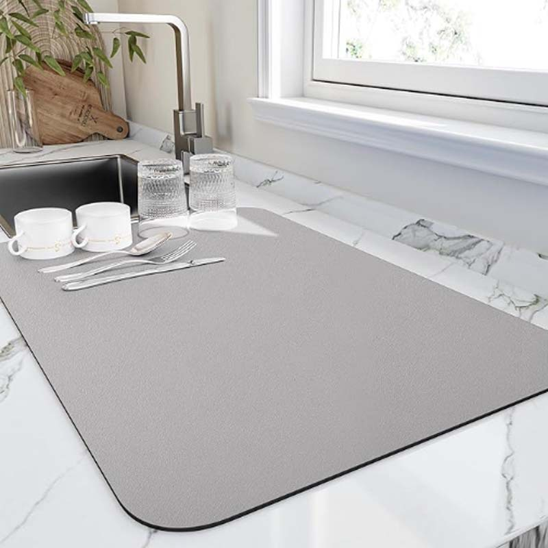 Kitchen Drying Mat Water Absorbent Dish Drying Pad