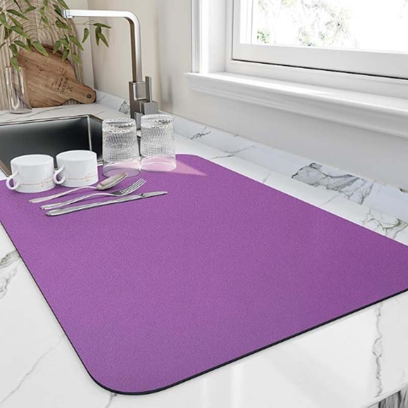 Kitchen Drying Mat Water Absorbent Dish Drying Pad