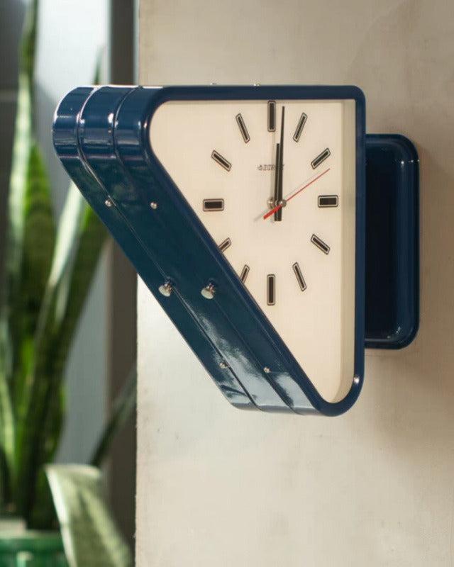 Geometric Minimalist Wall Clock Design