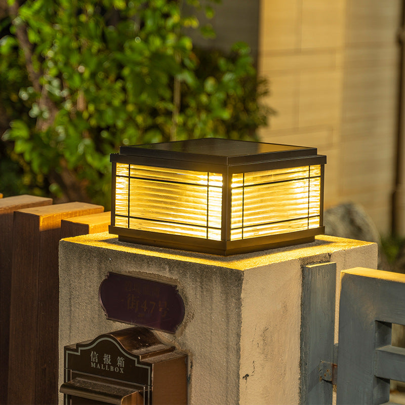 Solar Landscape Lantern Post Light
