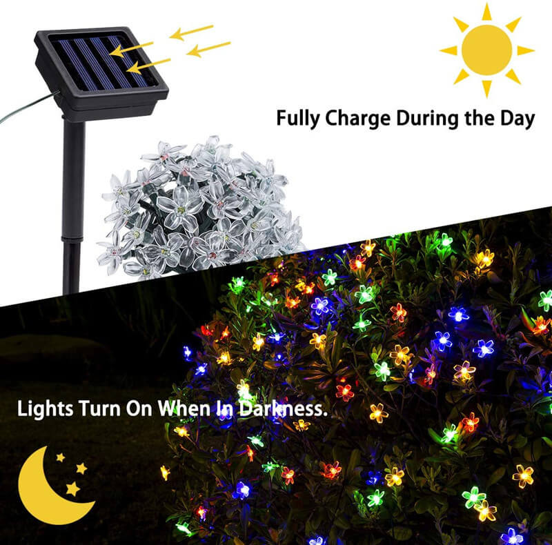 Zonne Bloem Stringverlichting Met Multikleurige LED