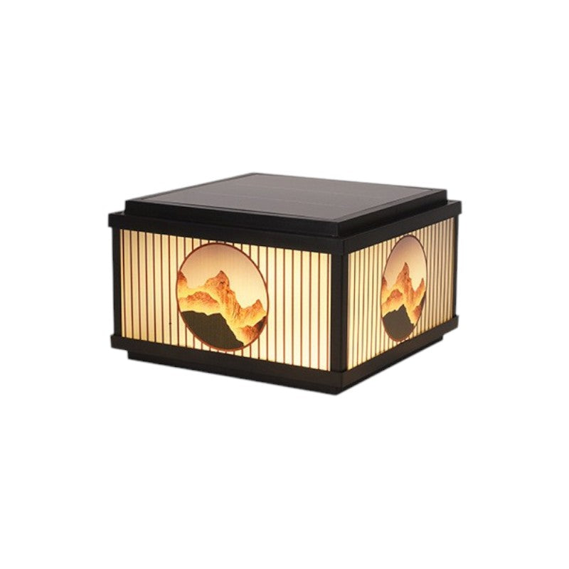 Solar Landscape Lantern Post Light