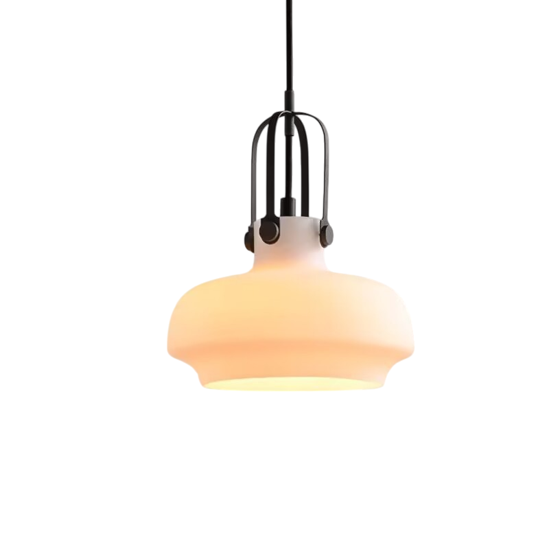 Industrial Vintage Glass Pendant Light