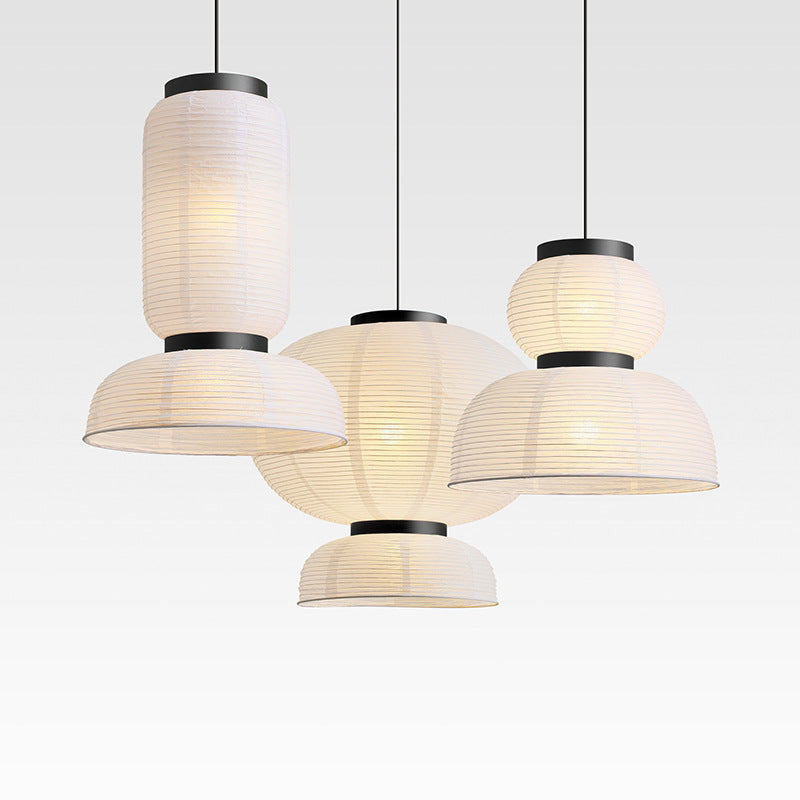 Japanese Wabi Sabi Rice Paper Pendant Lamp