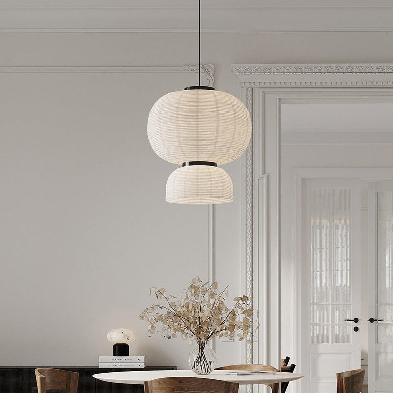 Japanese Wabi Sabi Rice Paper Pendant Lamp