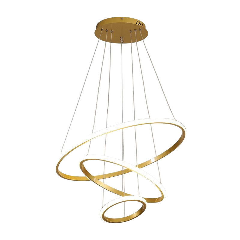 3-Layer Modern Spiral LED Chandelier