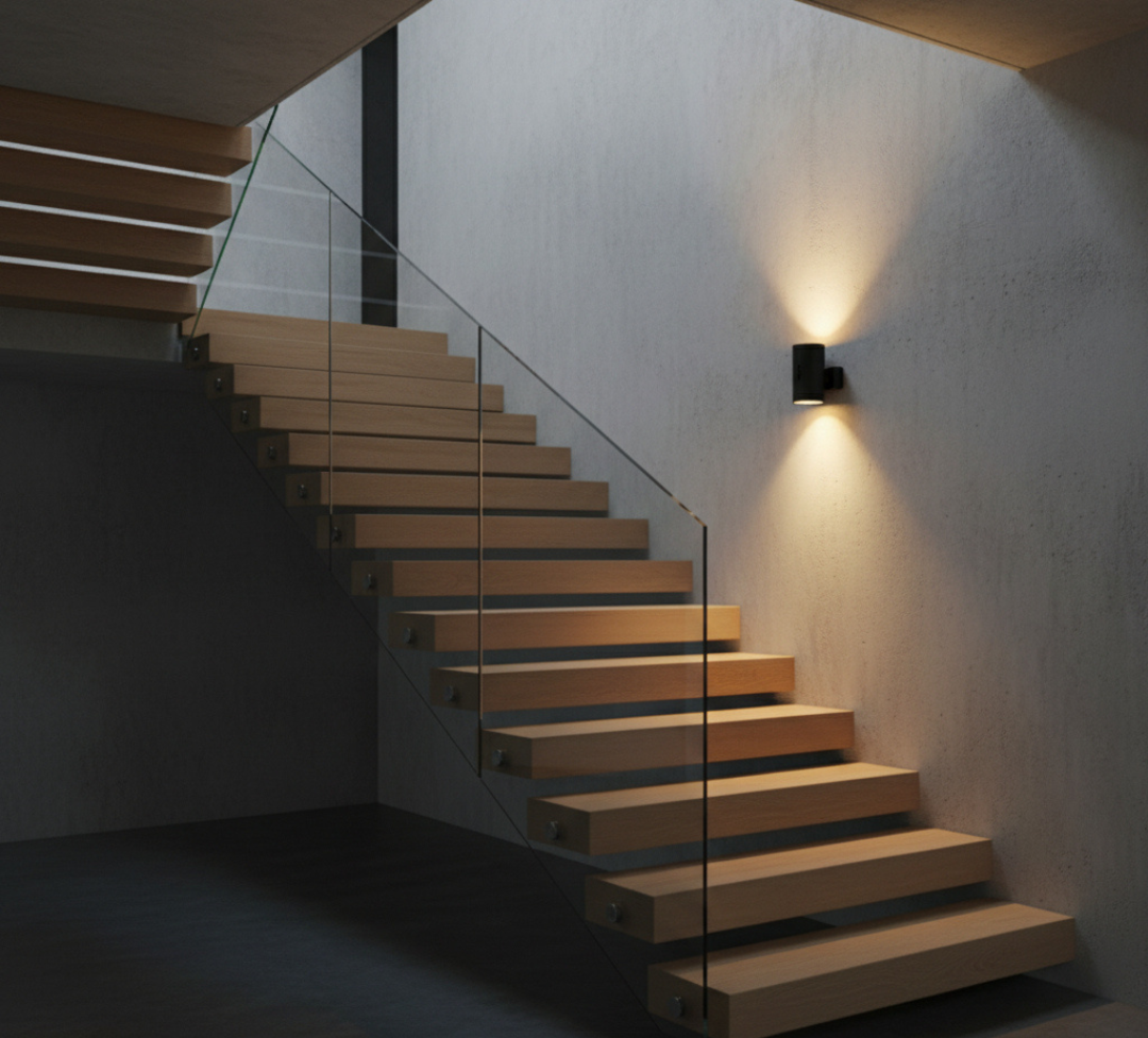 Inplugbare Wandlamp Met Cilindrische Kop Zwart