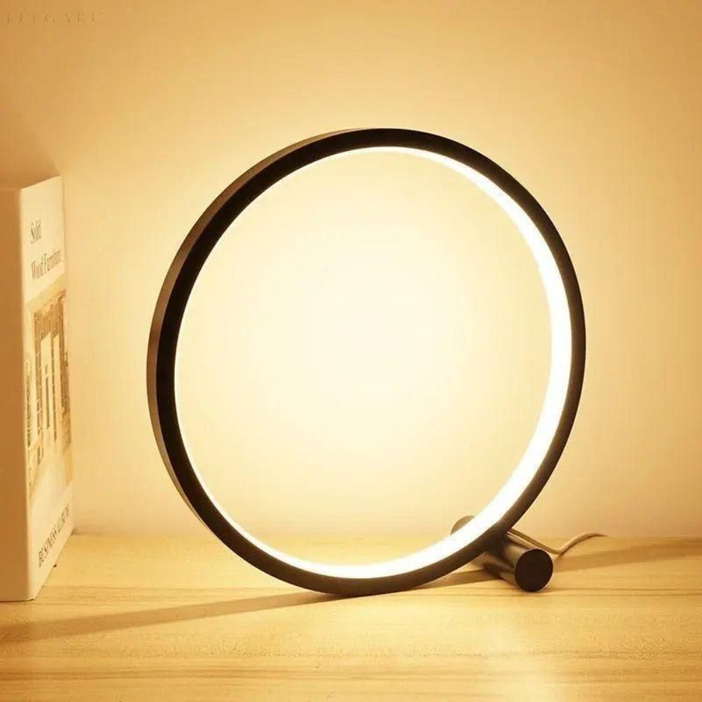 Dimmable LED Ring Desk Lamp