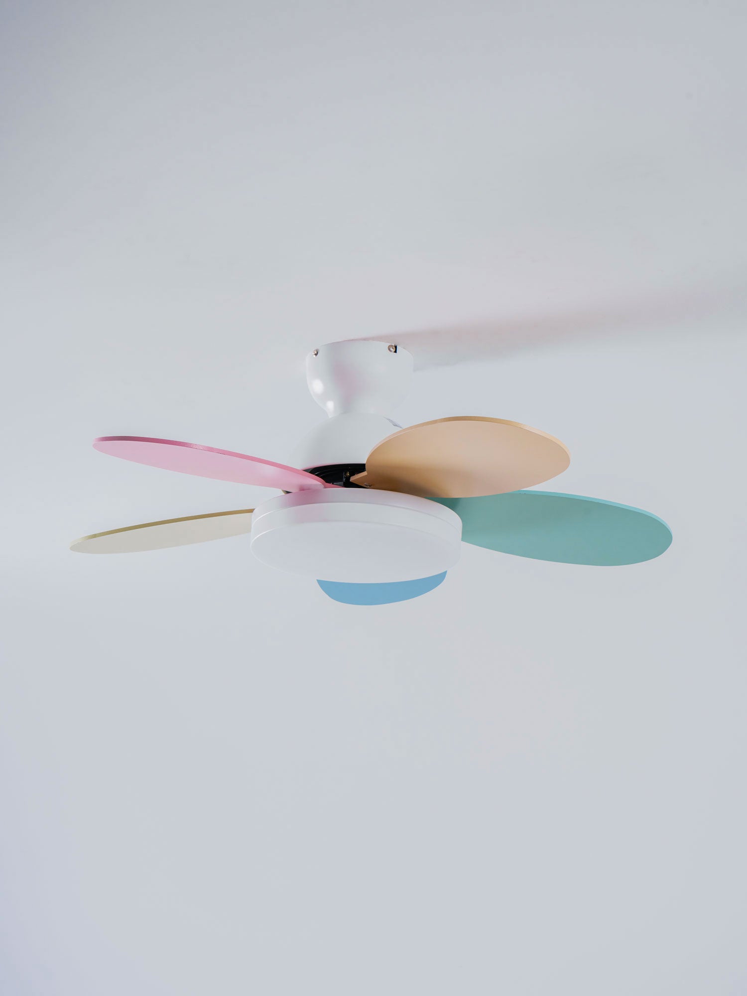 Modern Ceiling Fan LED Light with Multicolour Blades