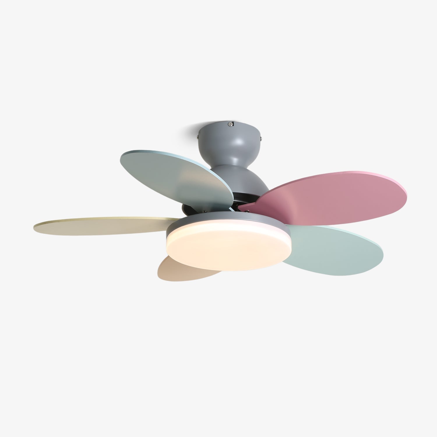 Modern Ceiling Fan LED Light with Multicolour Blades