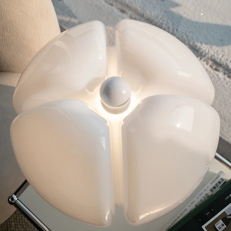 Modern Flower Design Table Lamp Soft Warm Light
