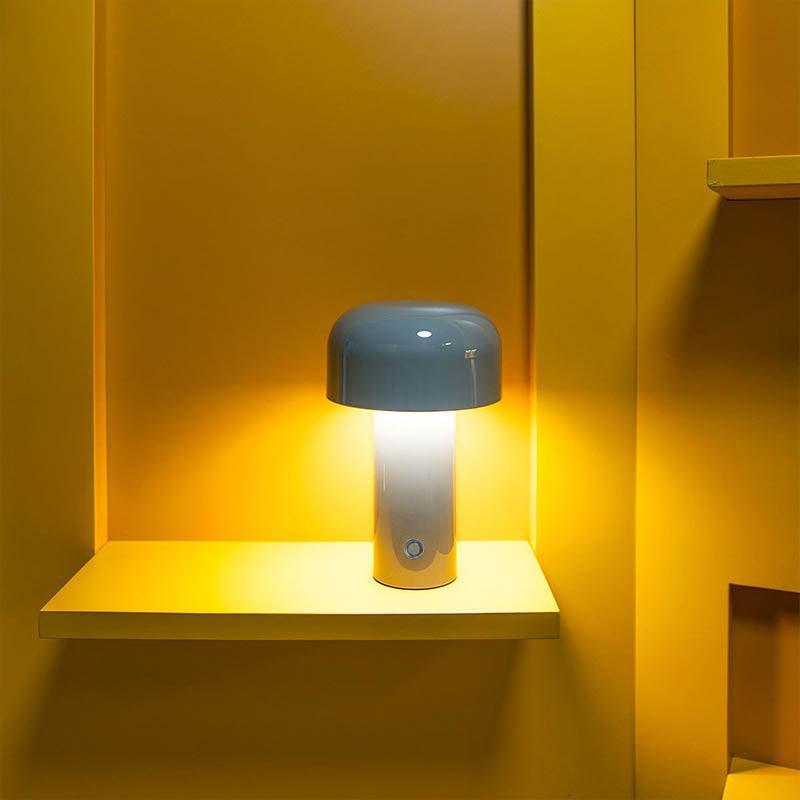 Lampe de table champignon rétro italienne portable