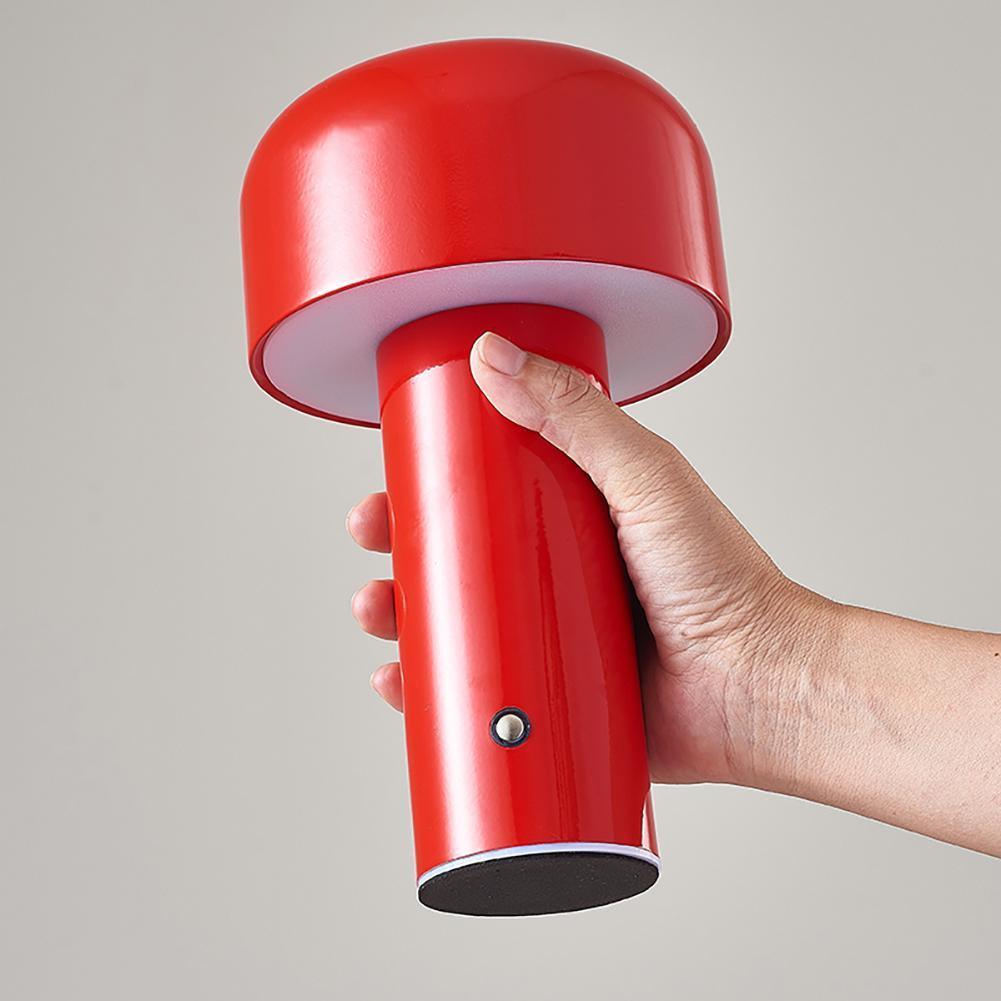 Lampe de table champignon rétro italienne portable