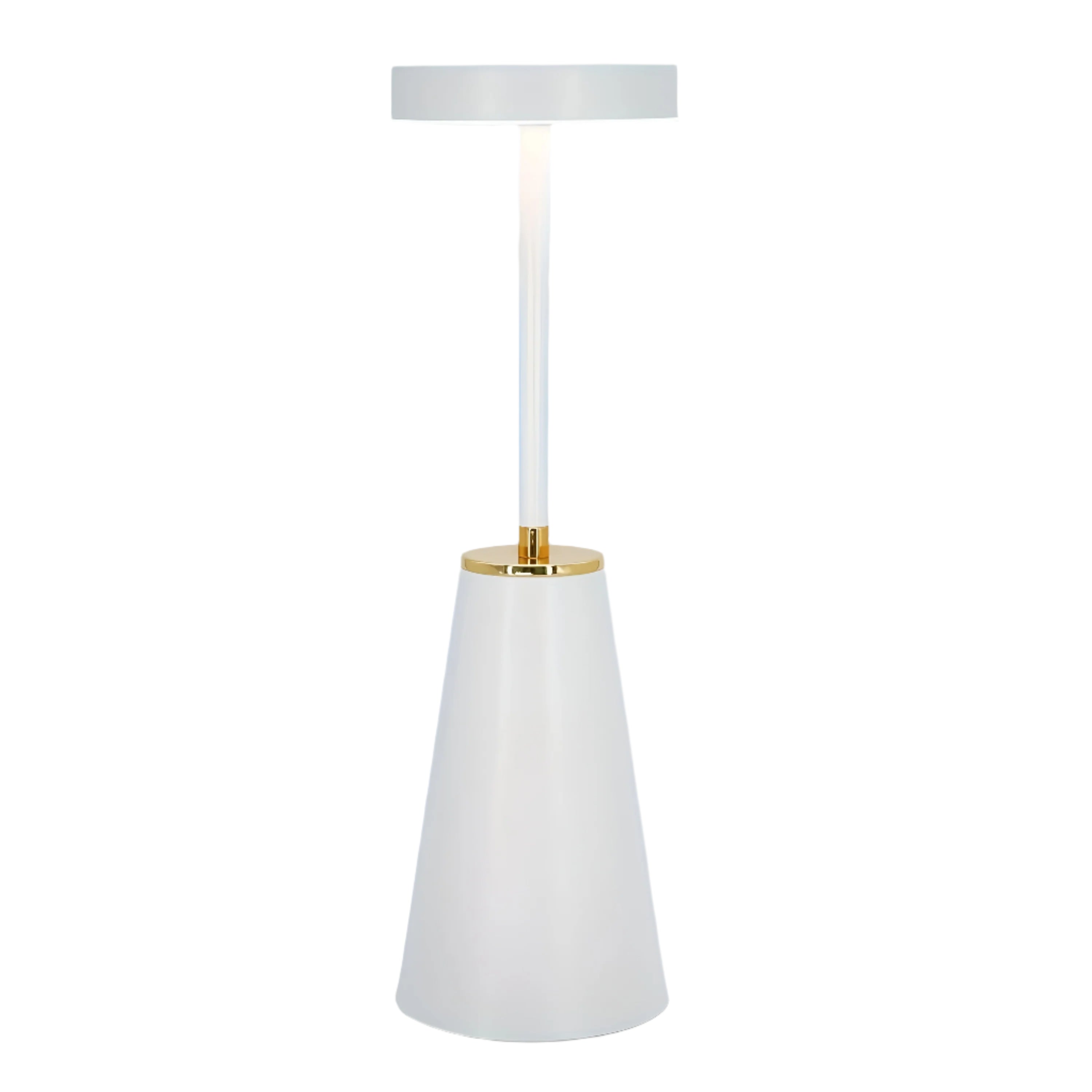 Oplaadbare LED-bureaulamp met kegelvormige standaard