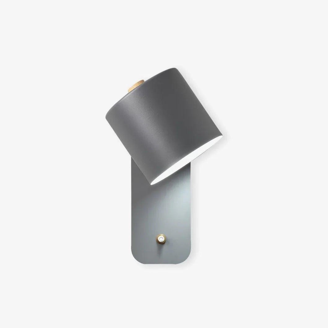 Modern Cylinder Plug-in Wall Lamp