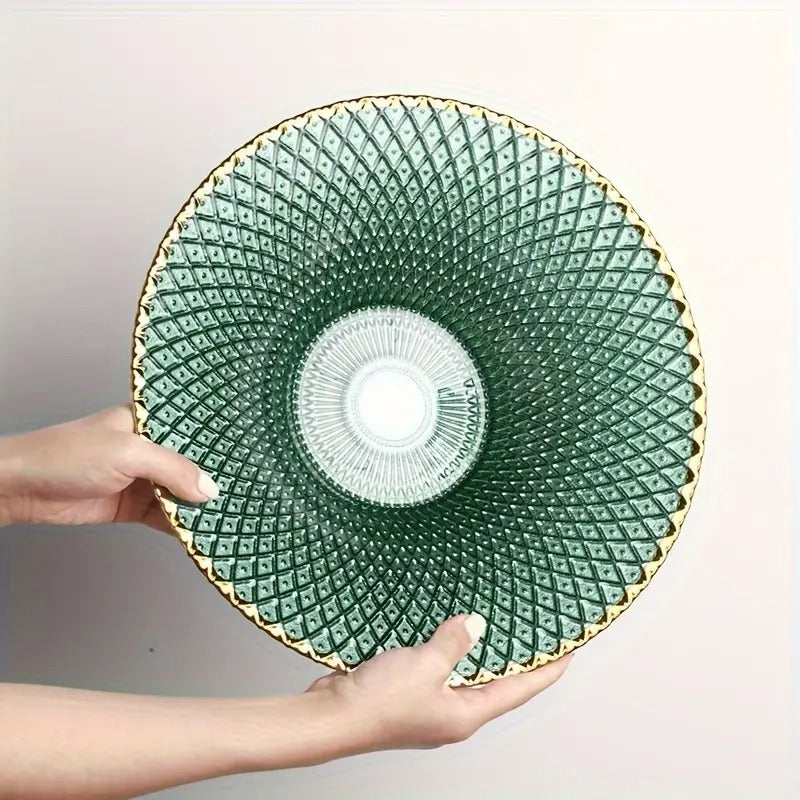 Round Glass Kitchen Bowl