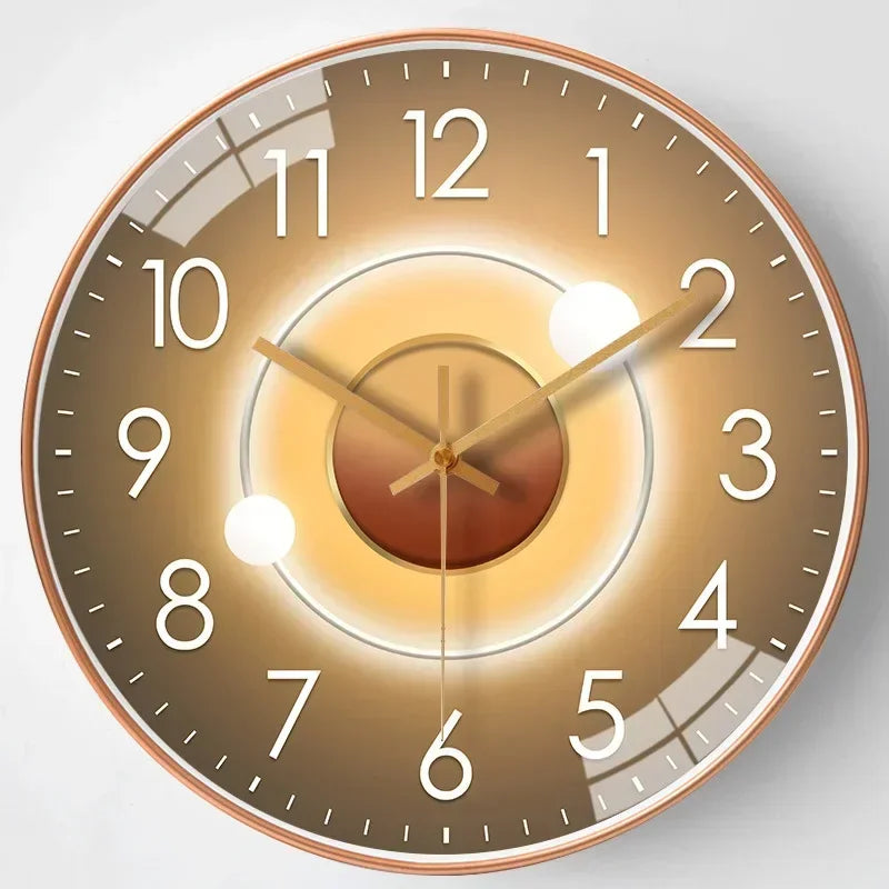 Modern Wall Clock Modern Decorative Non Ticking Home Clock