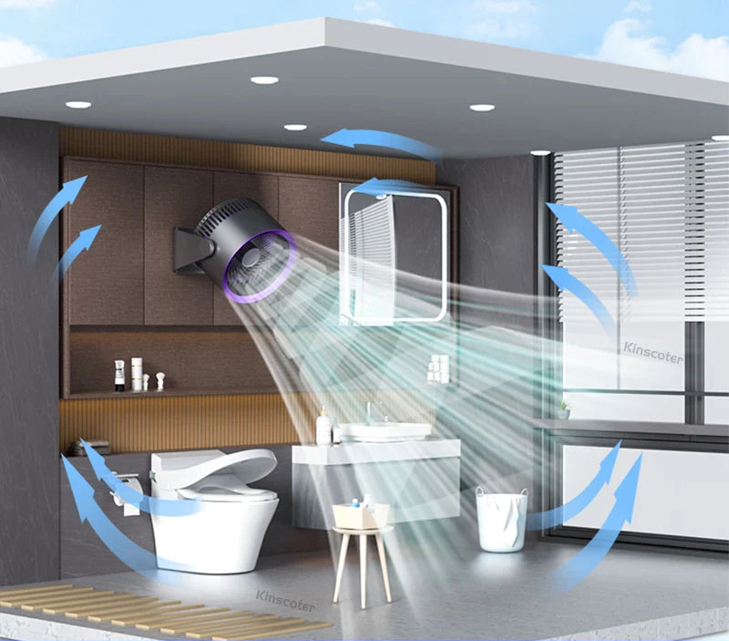 Draagbare Tafelventilator met Kantelstand en Circulaire Luchtopening