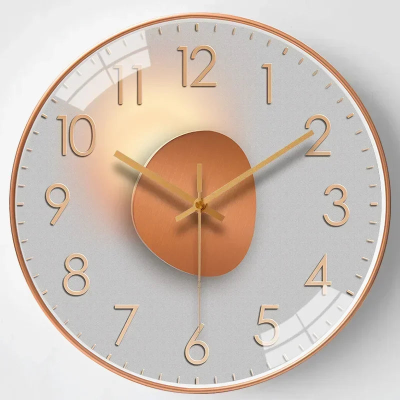 Modern Wall Clock Modern Decorative Non Ticking Home Clock