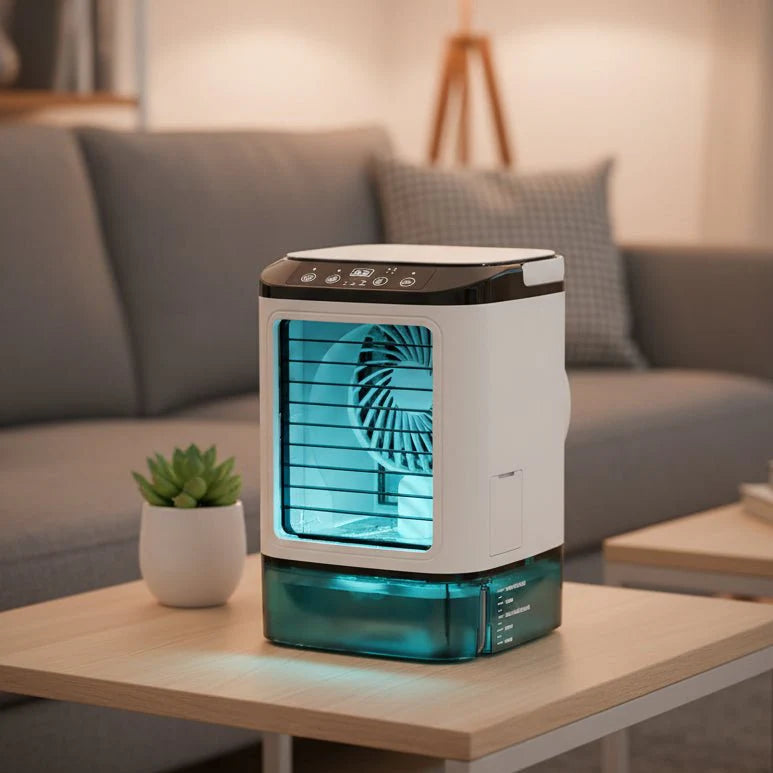 Draagbare Vernevelingsventilator – Koelventilator met Waternevelfunctie