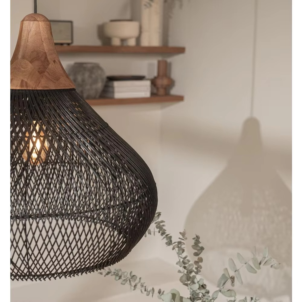 Japanese Woven Pendant Light