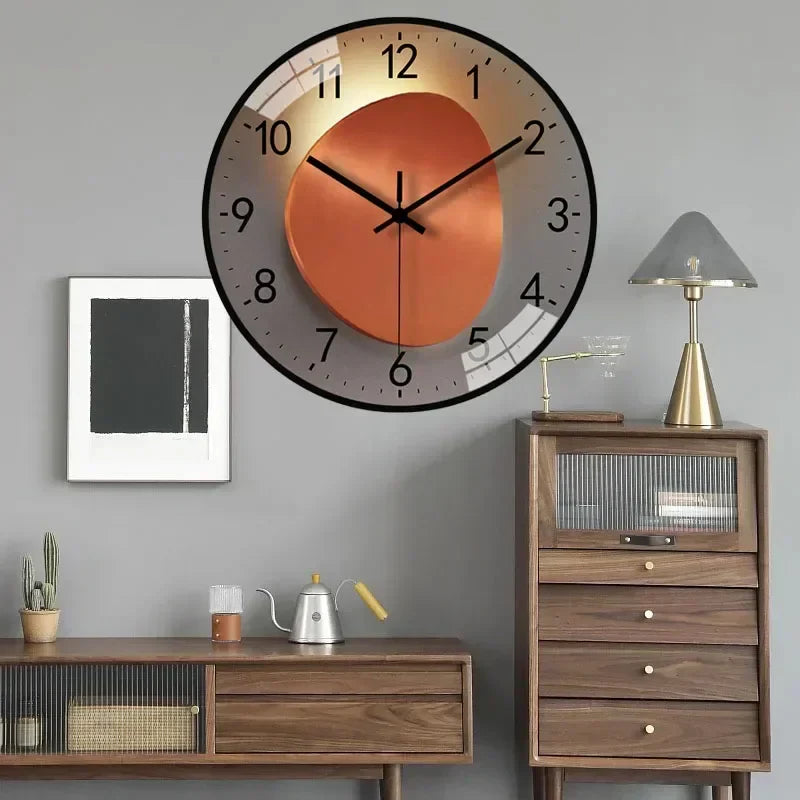 Modern Wall Clock Modern Decorative Non Ticking Home Clock