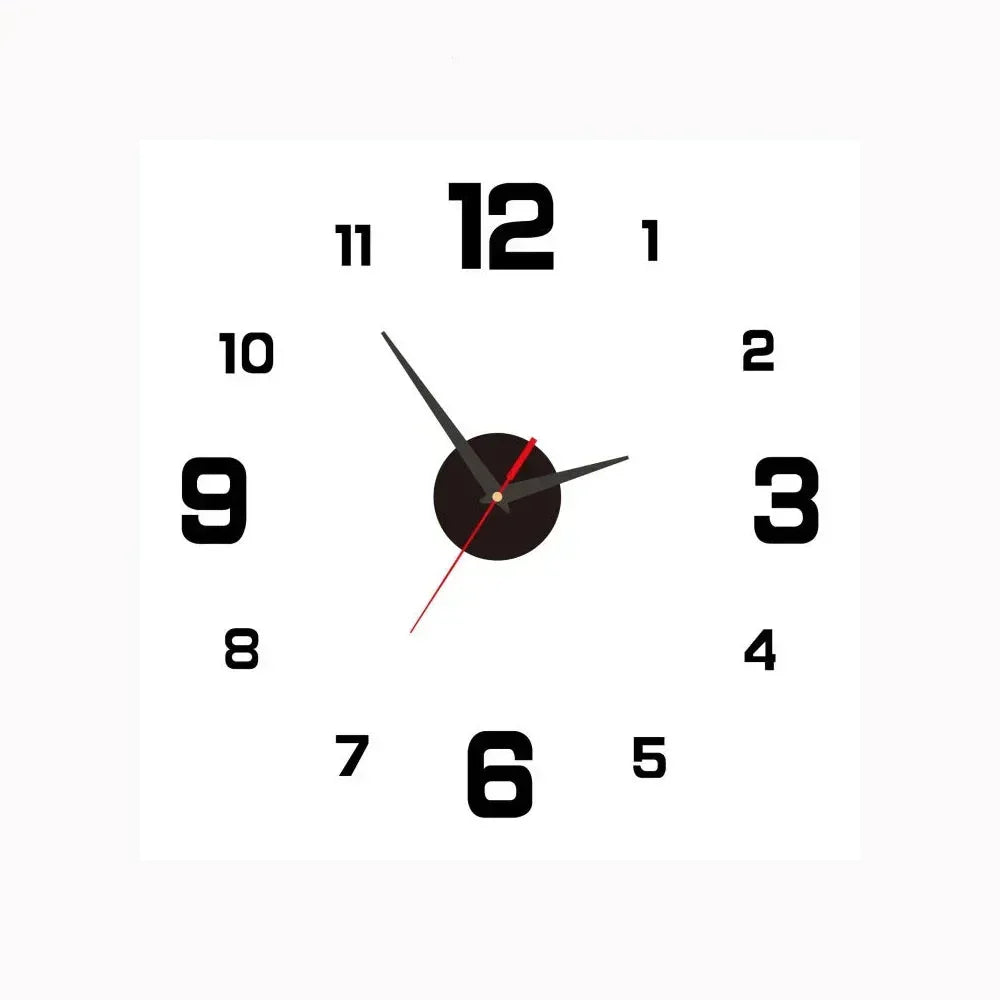 Modern Wall Clock Modern Decorative Non Ticking Home Clock