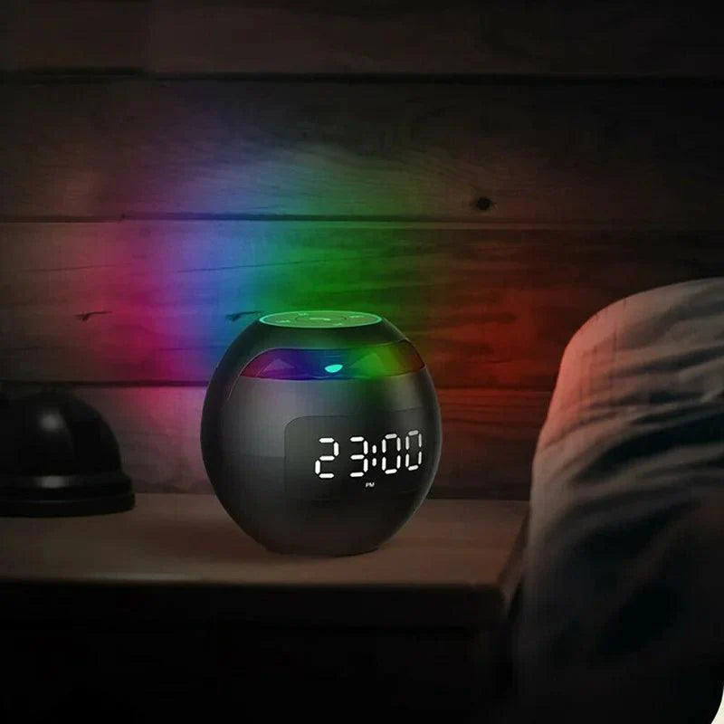 Bluetooth Speaker Alarm Clock LED Digital Bedside