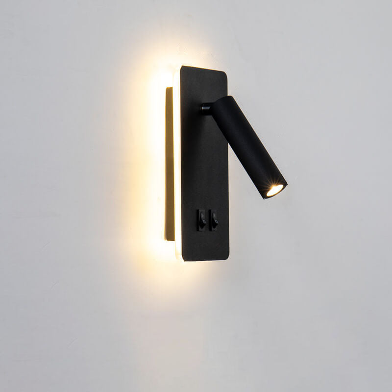 Adjustable LED Spotlight Wall Sconce with Dual Illumination