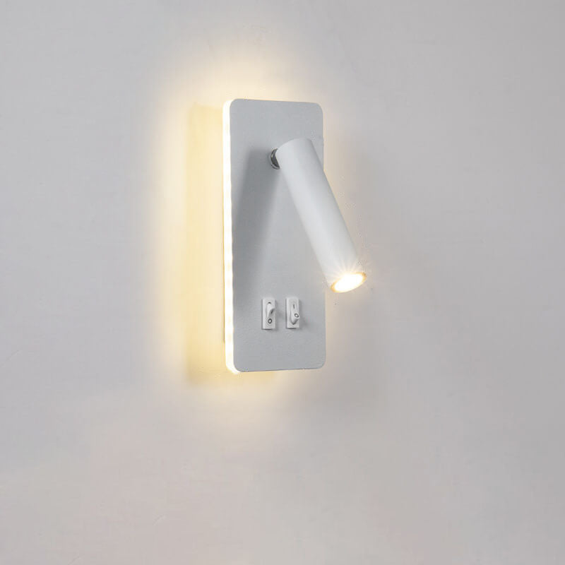 Adjustable LED Spotlight Wall Sconce with Dual Illumination