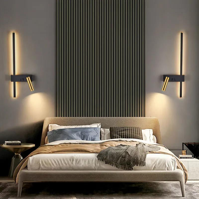 Draaibare LED Wandlamp Met Verstelbare Leeskop