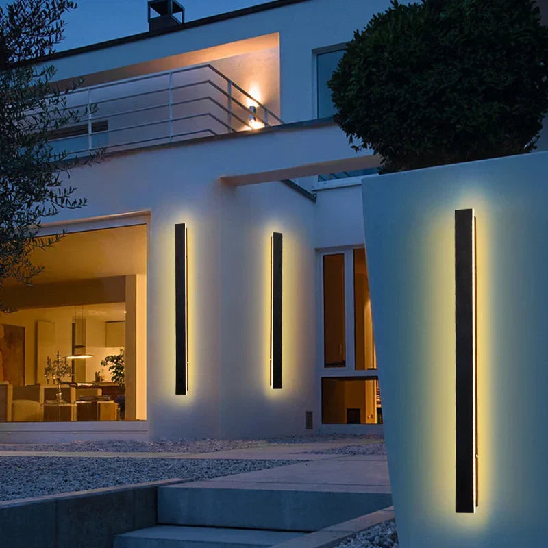 Applique murale LED extérieure moderne pour jardins et terrasses