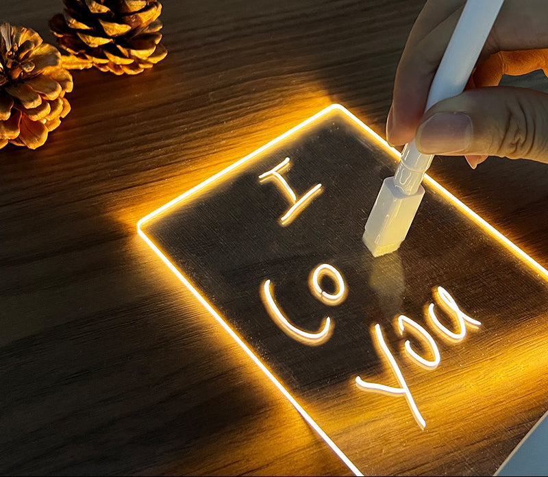 Illuminated Acrylic Writing Board with USB Power