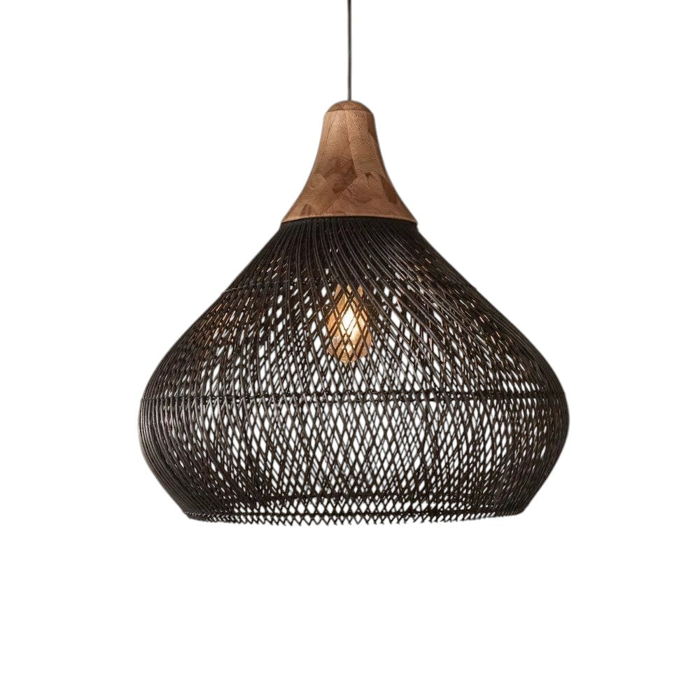 Japanese Woven Pendant Light