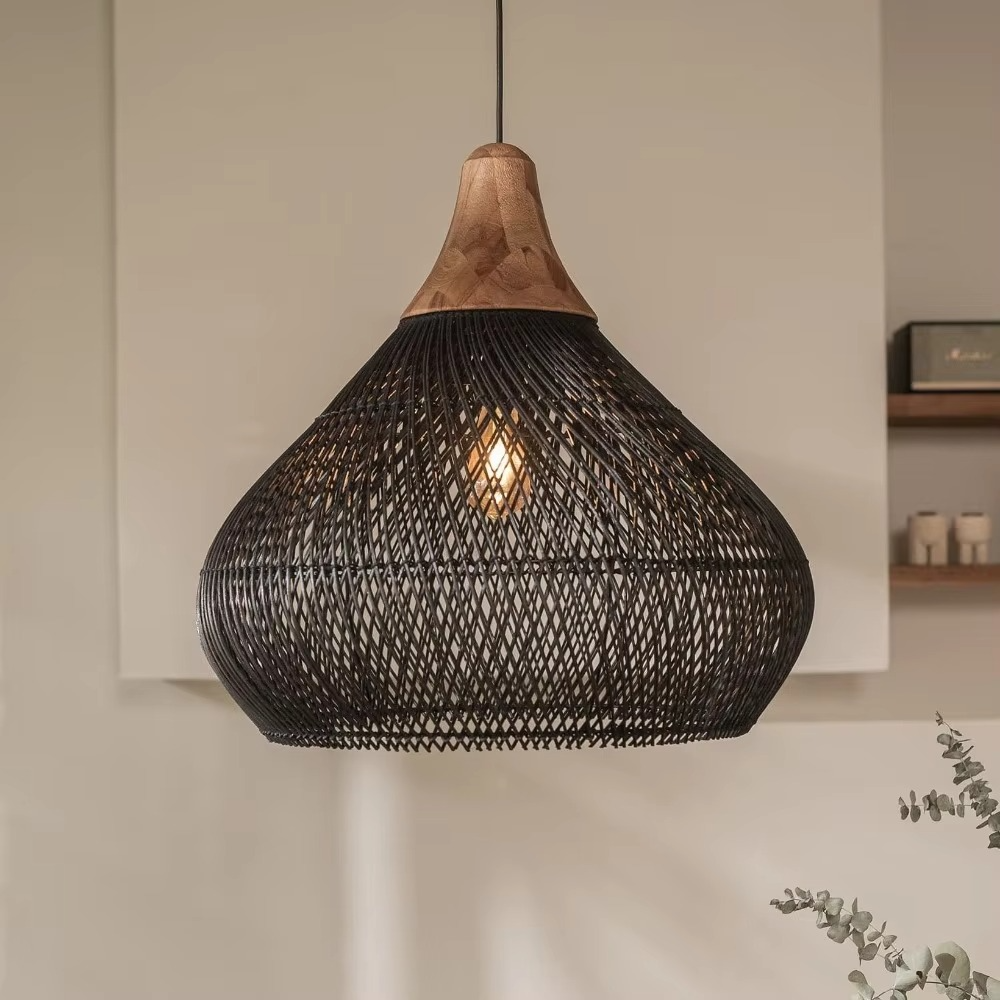 Japanese Woven Pendant Light