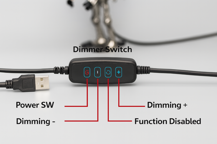 Unique Robot Table Lamp with Microphone Head and Guitar Shape