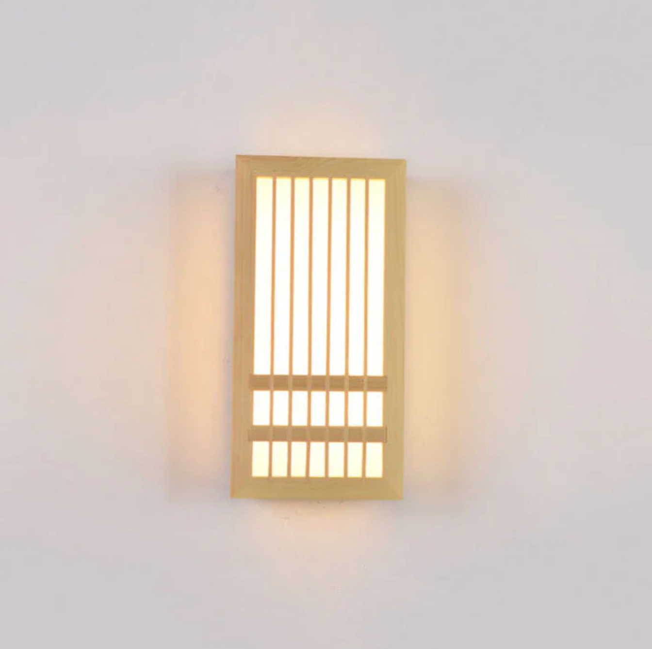 Japandi Houten Wandlamp LED Minimalistische Decoratieve Sconces