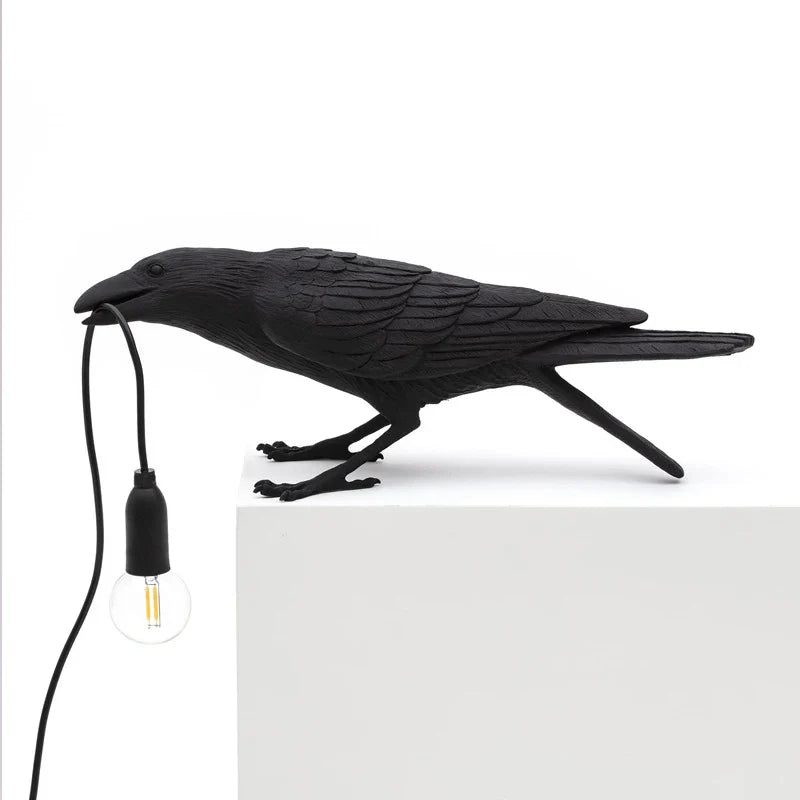 Raven Table Lamp Modern Bird Light Decorative Desk Lamp
