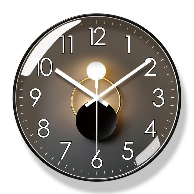 Luxury Modern Wall Clock Round Decorative Home Clock