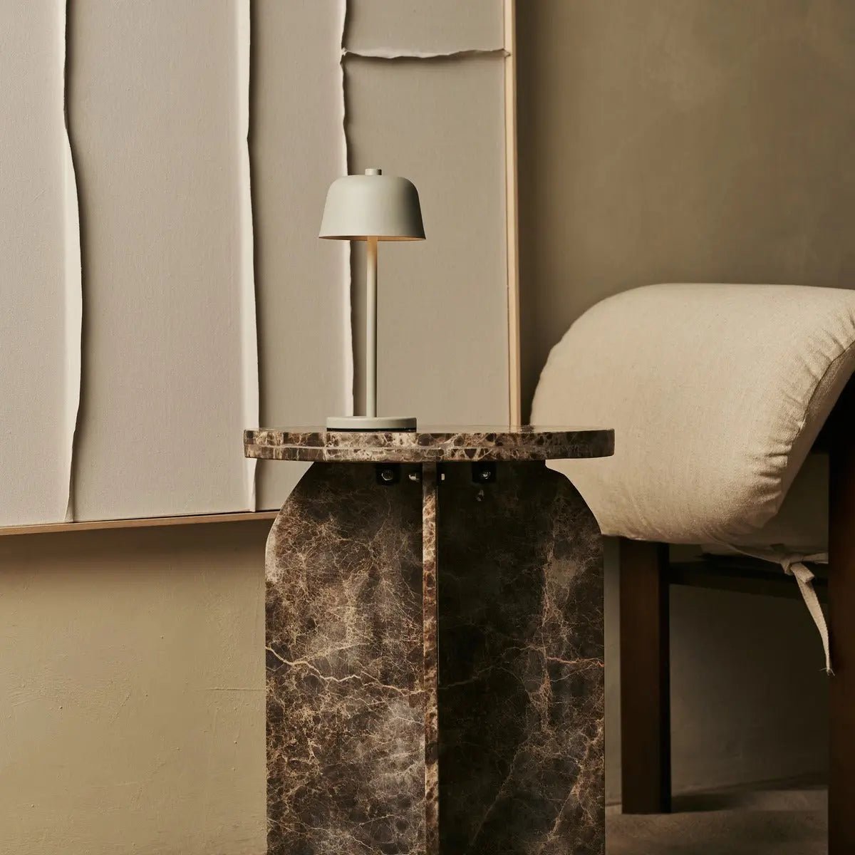 Rechargeable Table Lamp Cordless Metal Base